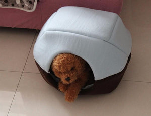 Soft puppy's cave for small dogs