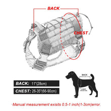 Load image into Gallery viewer, Military Water Resistant Dog Harness