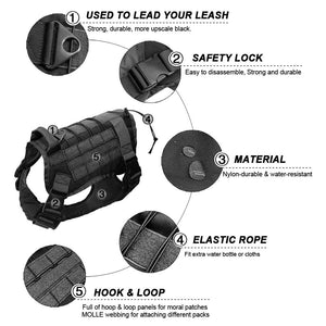 Military Water Resistant Dog Harness