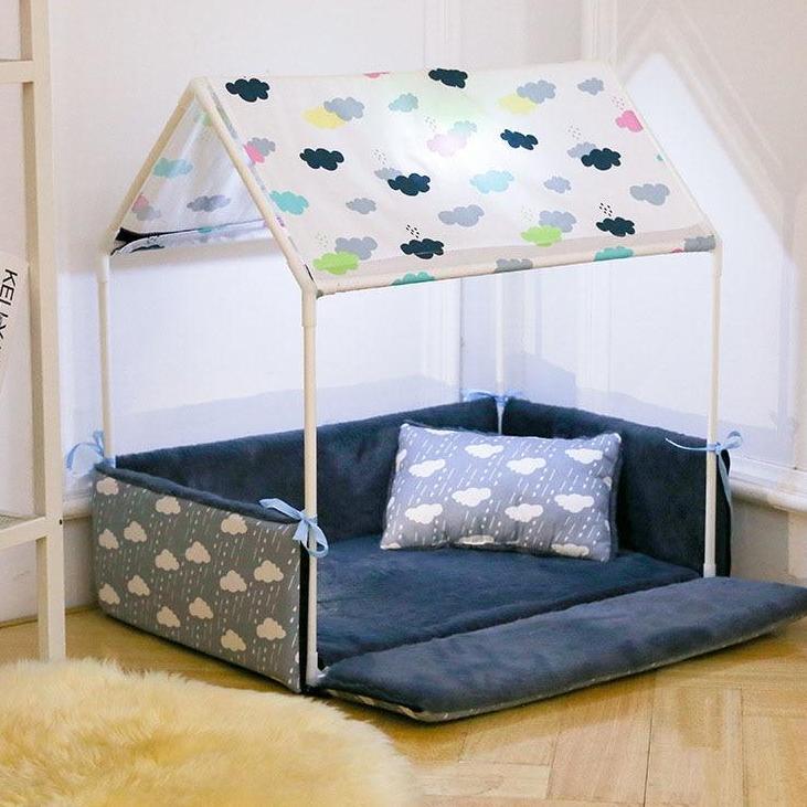 Washable Home Shape Bed for small dogs