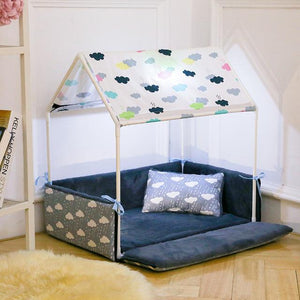 Washable Home Shape Bed for small dogs