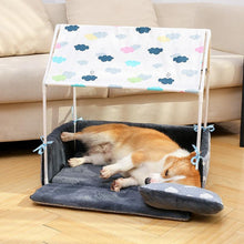 Load image into Gallery viewer, Washable Home Shape Bed for small dogs