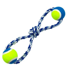 Load image into Gallery viewer, Various dog toys. Rope, ball, knot,  for chew, bite