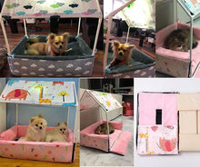 Load image into Gallery viewer, Washable Home Shape Bed for small dogs