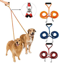 Load image into Gallery viewer, Double Leash for Two Dogs