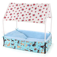 Load image into Gallery viewer, Washable Home Shape Bed for small dogs